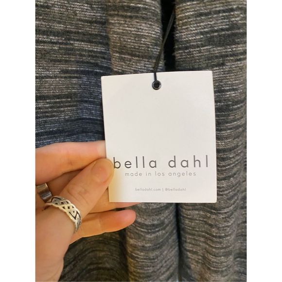 Bella Dahl NWT Turtleneck Sweater in Shadow Night Gray, Size Medium - Picture 3 of 11